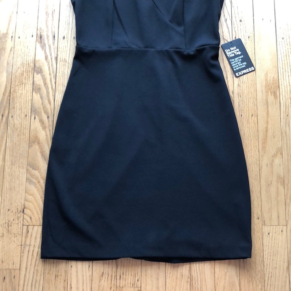 NEW // EXPRESS black cocktail dress - NWT! 🖤 - Picture 4 of 7